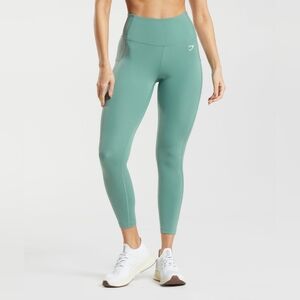 GYMSHARK Ink Teal Pocket Legging (Small)